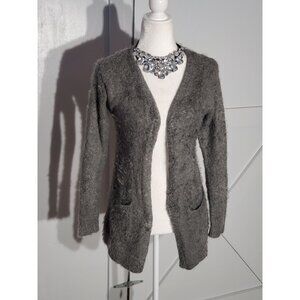 NAUTICA SOFT CARDIGAN COLOR GRAY LONG SLEEVE NYLON/ACRYLIC SIZE M